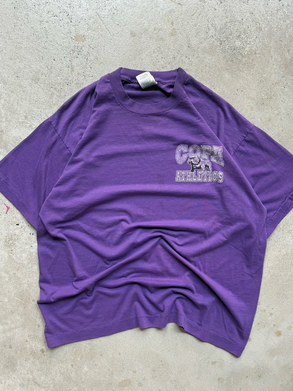 90s Vintage Men’s Copa Bulldog Athletic Graphic Tshirt XL 24x28